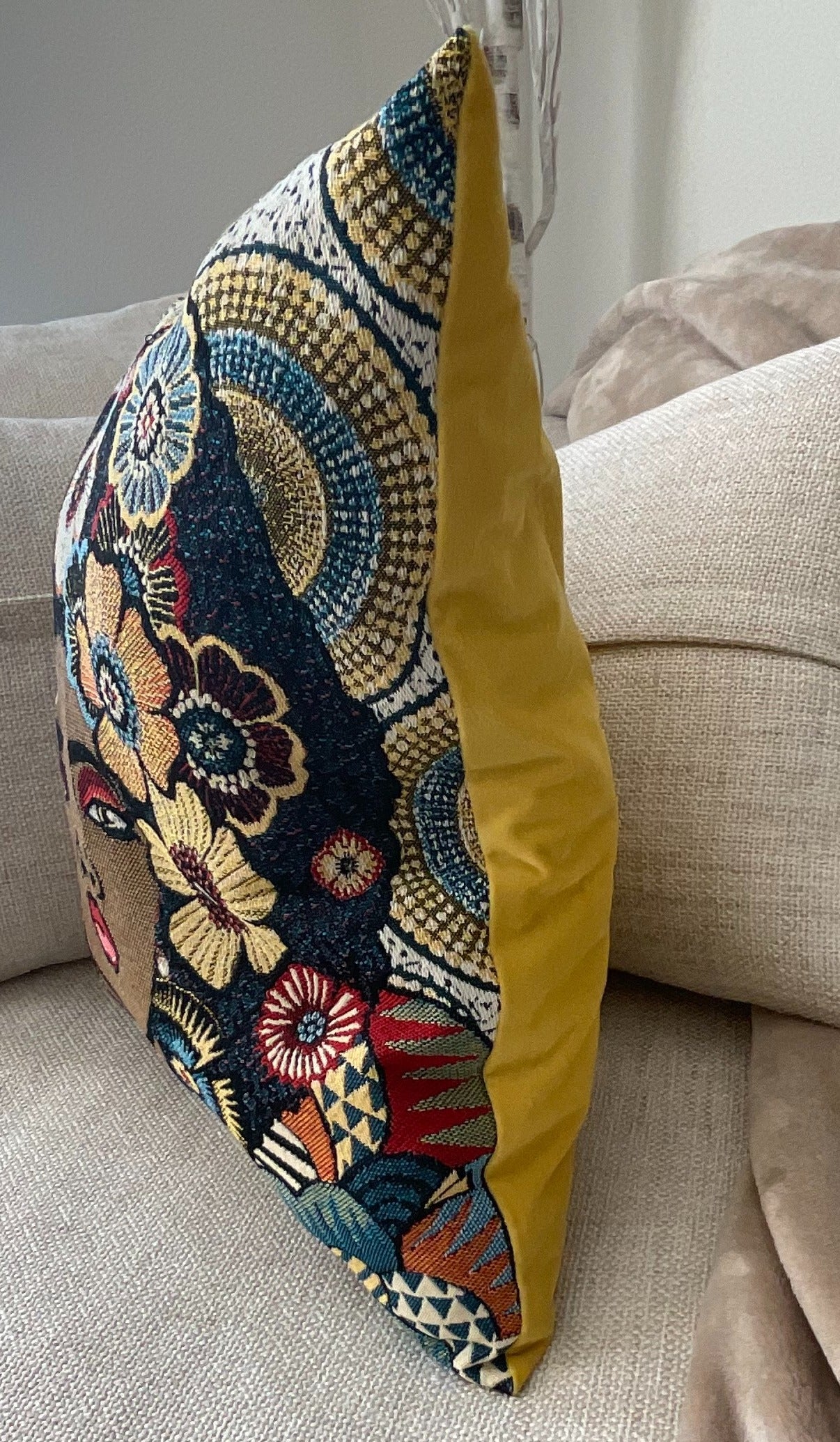 Creole Goddess Throw Pillow